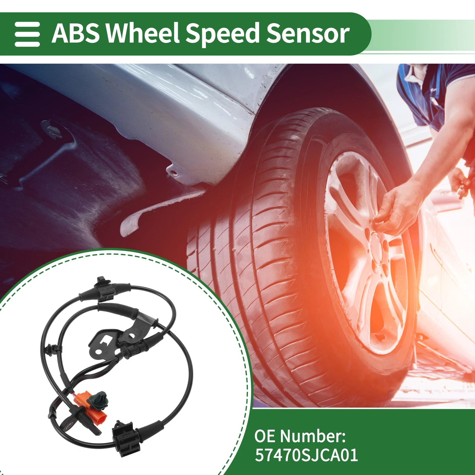 ABS Wheel Speed Sensor No. 57470SJCA01 for Honda Ridgeline (2006–2014)