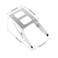 Chrome Two Up Mounting Rack for Harley Softail Sport Glide (2018–2025)