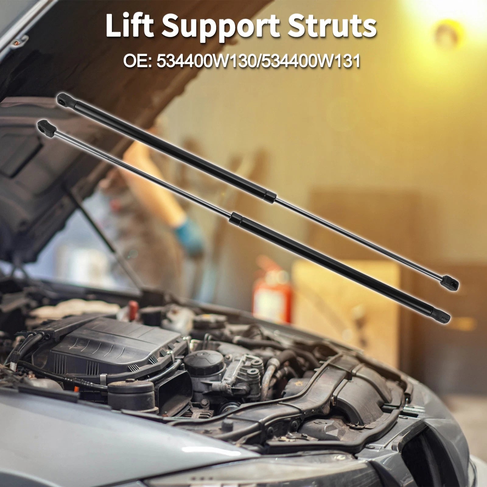 Front Hood Lift Supports Struts Replacement for Lexus ES350 Sedan (2013–2018)