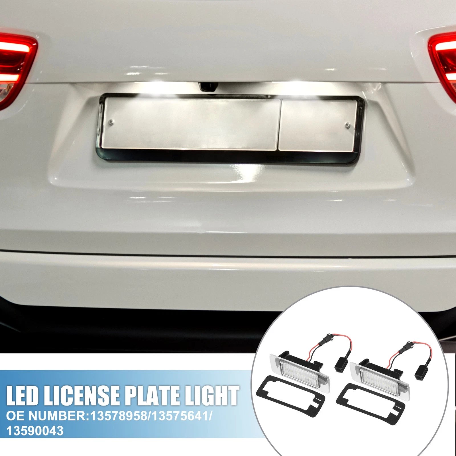 LED License Plate Light Kit for Chevy Suburban (2015–2020)