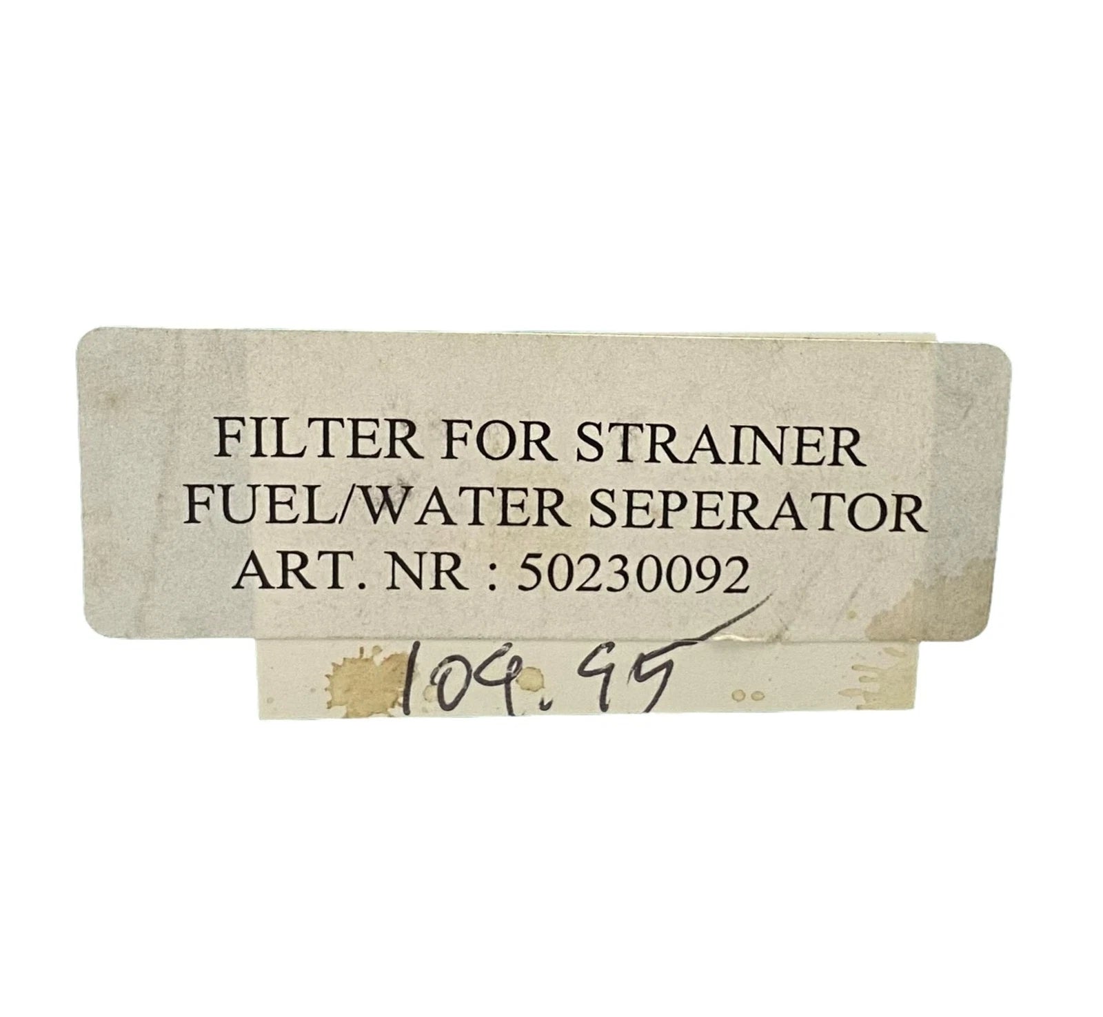 Fuel/Water Separator Filter for Mastervolt 50230092 (OEM)