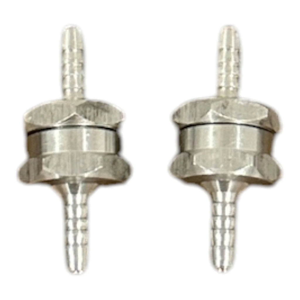2X Fuel Check Valve for Diesel Gasoline 6mm OD (Inline Non Return)