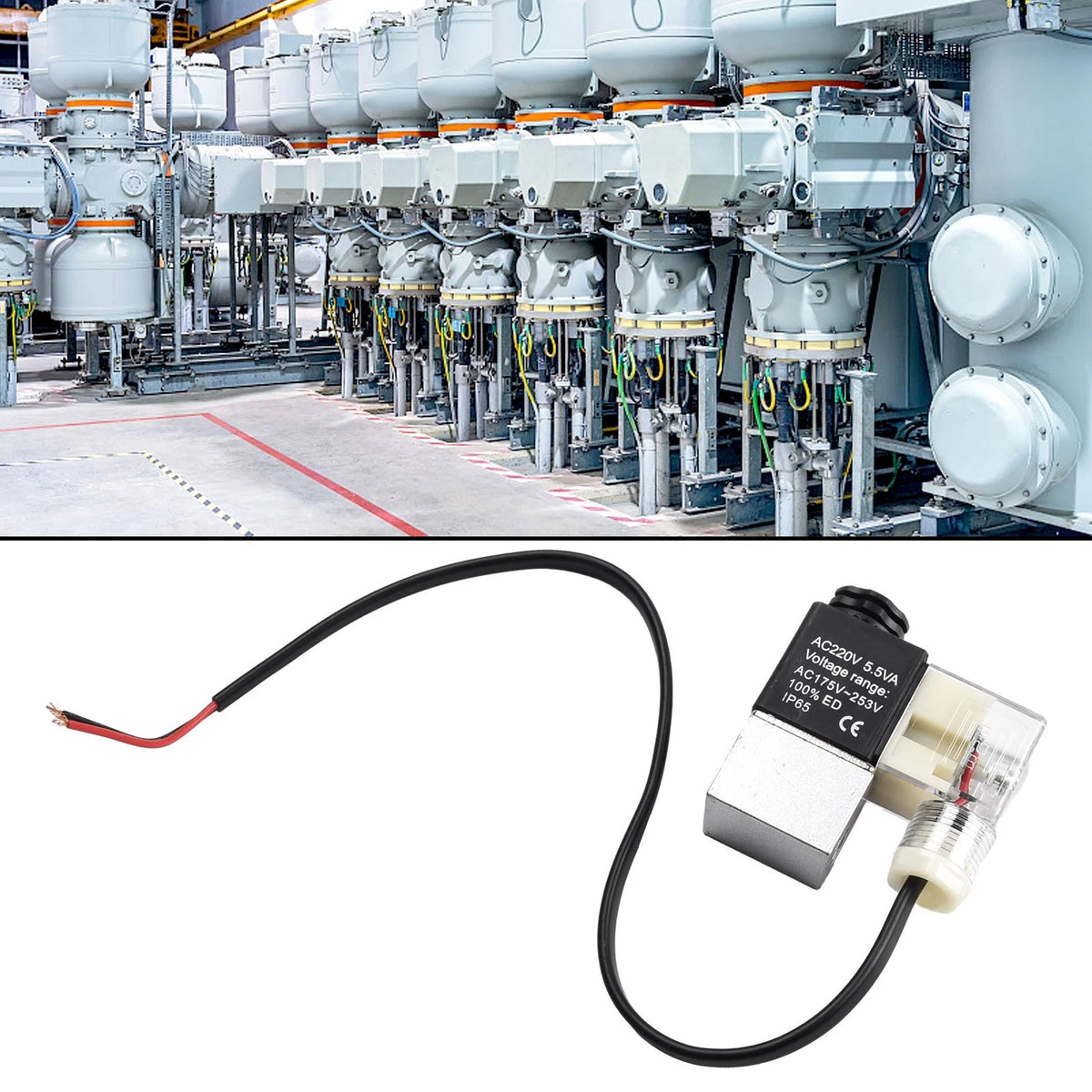2X Solenoid Valve for Air Compressor Accessories (Normally Closed)