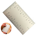 Pocket Measuring Tool Square Edge Ruler for Various Tasks