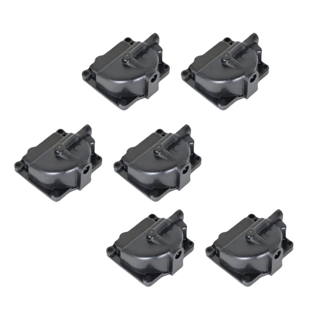 Set of 6 Carburetor Bowls for Johnson Evinrude 80 115 150 HP (1995–2006)