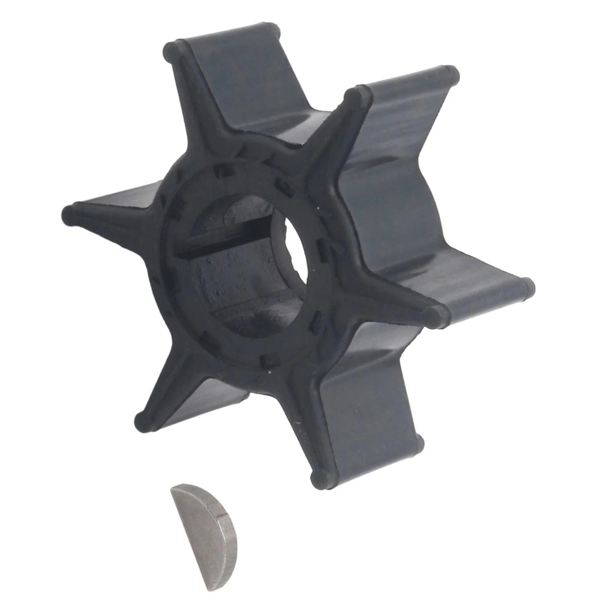 Water Pump Impeller w/ Key for Yamaha Outboard (6H4-44352-02, 90280-03M03-00)