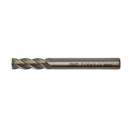 5pcs End Mill Cutter Set for Metalwork (Straight Shank 1/4" x 1/4")