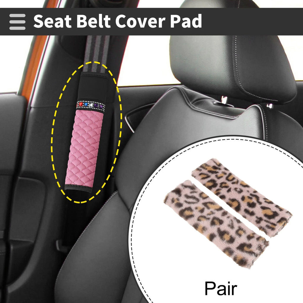 Seat Belt Cover Pad for Universal Fit (1 Pair)