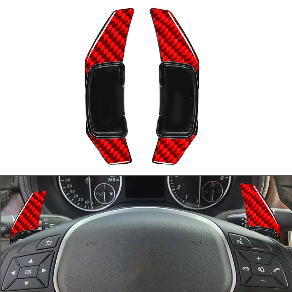 Steering Wheel Shift Paddle Extensions for Mercedes Benz A B C CLA GLK SLK (2013–2020)