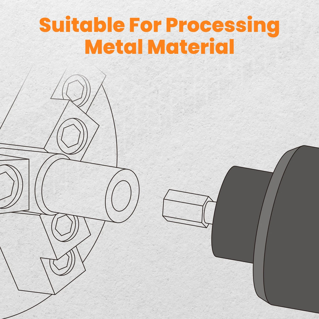 Rotary Broaching Tool Holder for 1/2" Shank Broach (3/4" Shank)