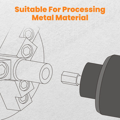 Rotary Broaching Tool Holder for 1/2" Shank Broach (3/4" Shank)
