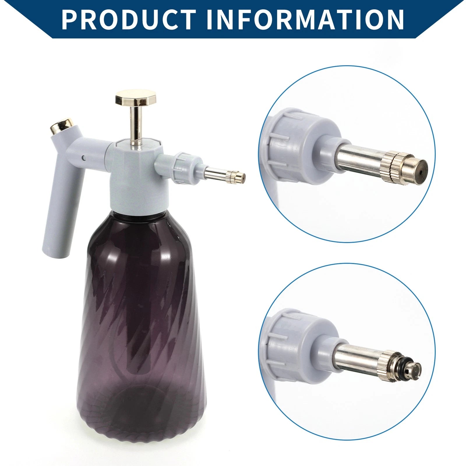 1.5L Pump Spray Washer Bottle for Car (Universal)