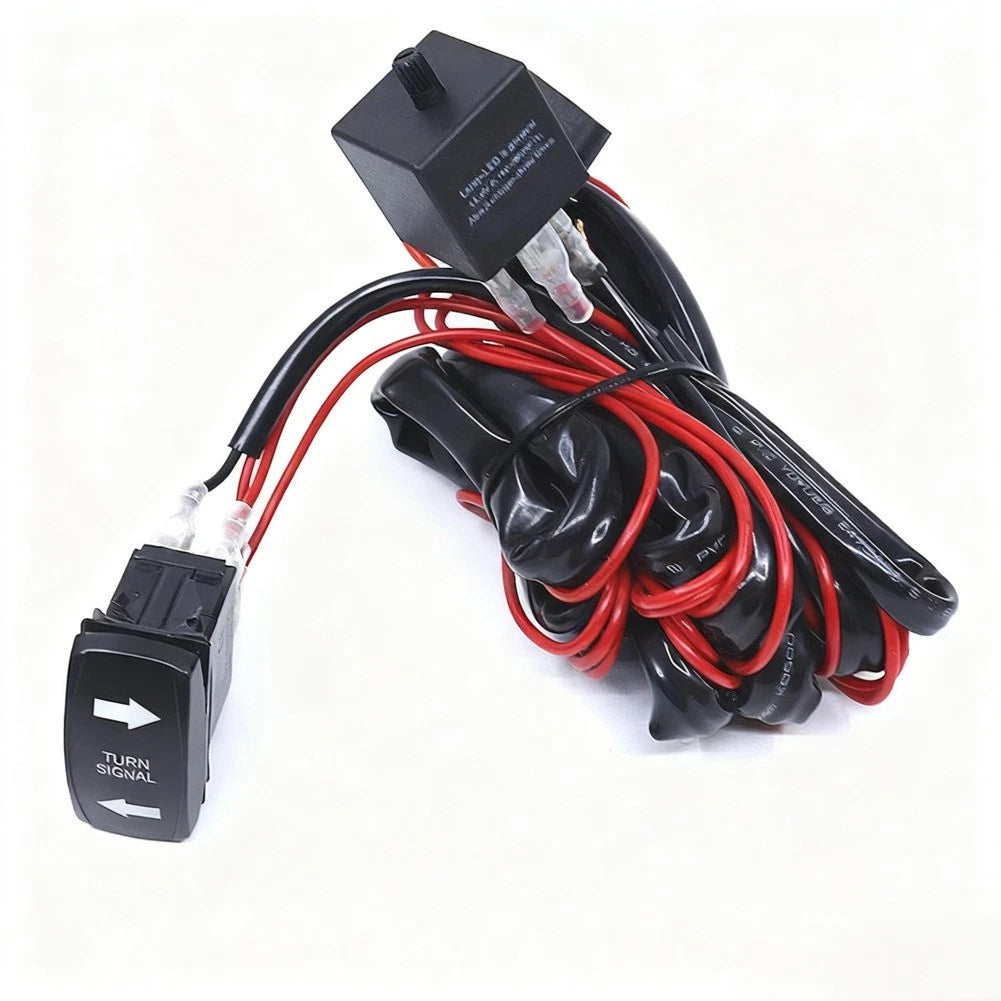 Turn Signal Switch for UTV with 9 Inch Wiring Harness Control Kit