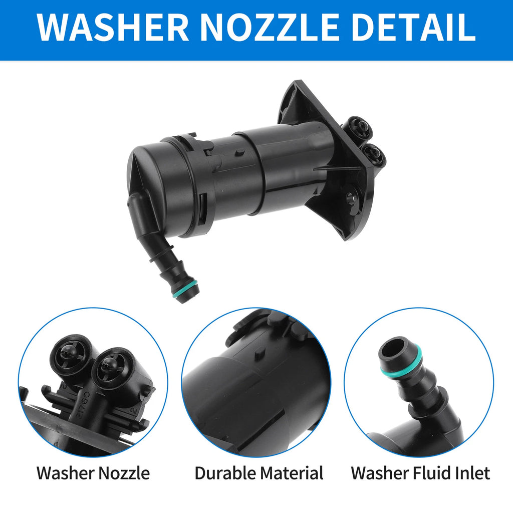Front Passenger Side Headlight Washer Nozzle for Audi A6 (2004–2011) No. 4F0955102