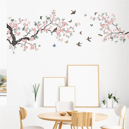 Wall Birds Tree Stickers Decal for Home Art Room Decor