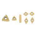 Set of 7 CCMT060204 Inserts for Bar Boring