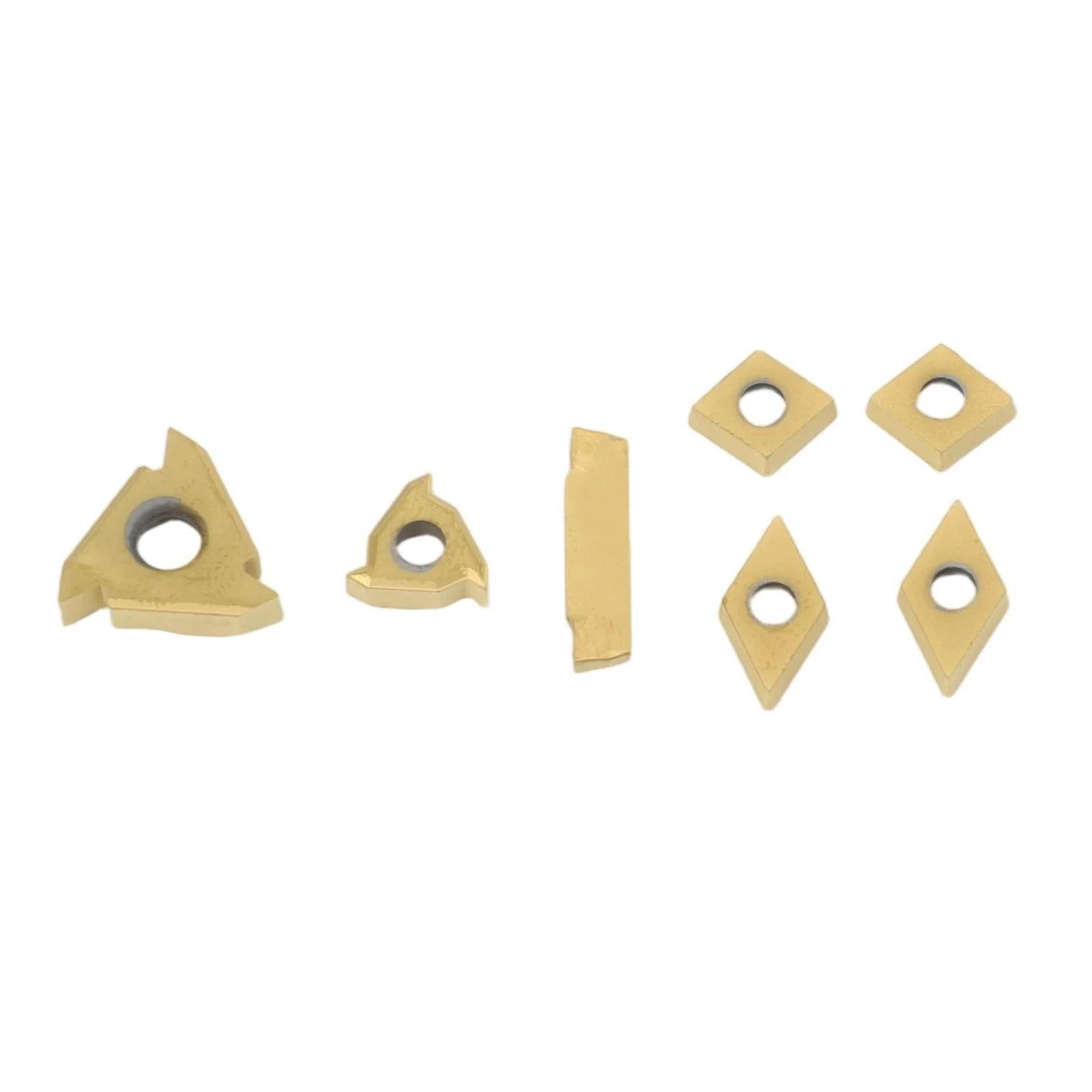 Set of 7 CCMT060204 Inserts for Bar Boring