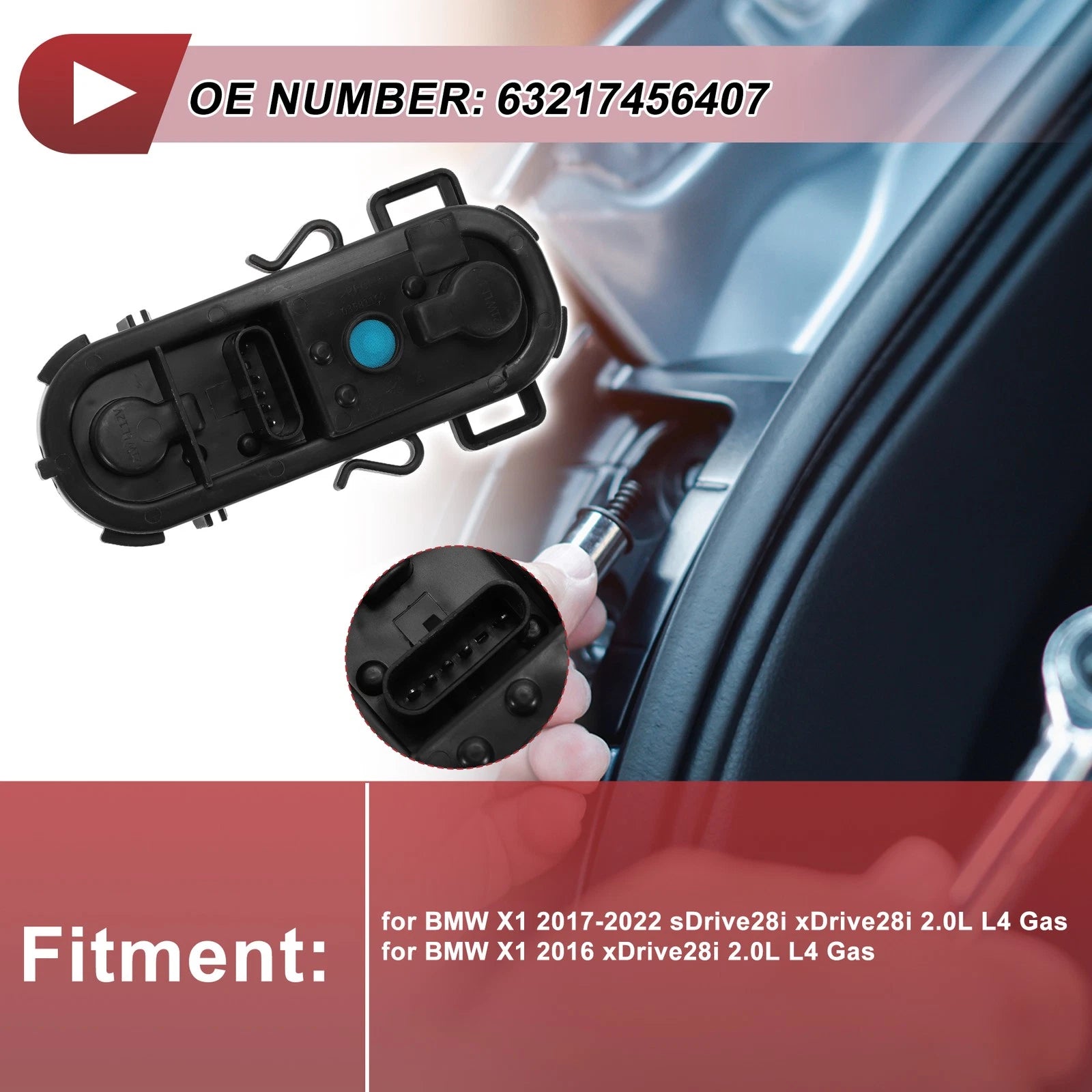 1 Pc Light Socket for BMW X1 (2013–2015) No. 63217456407