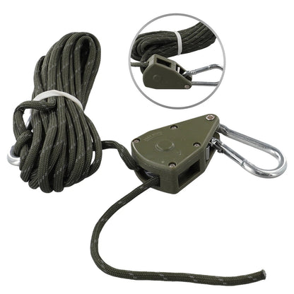 Pulley Adjusting Rope Buckle for Tent Rope Hanger
