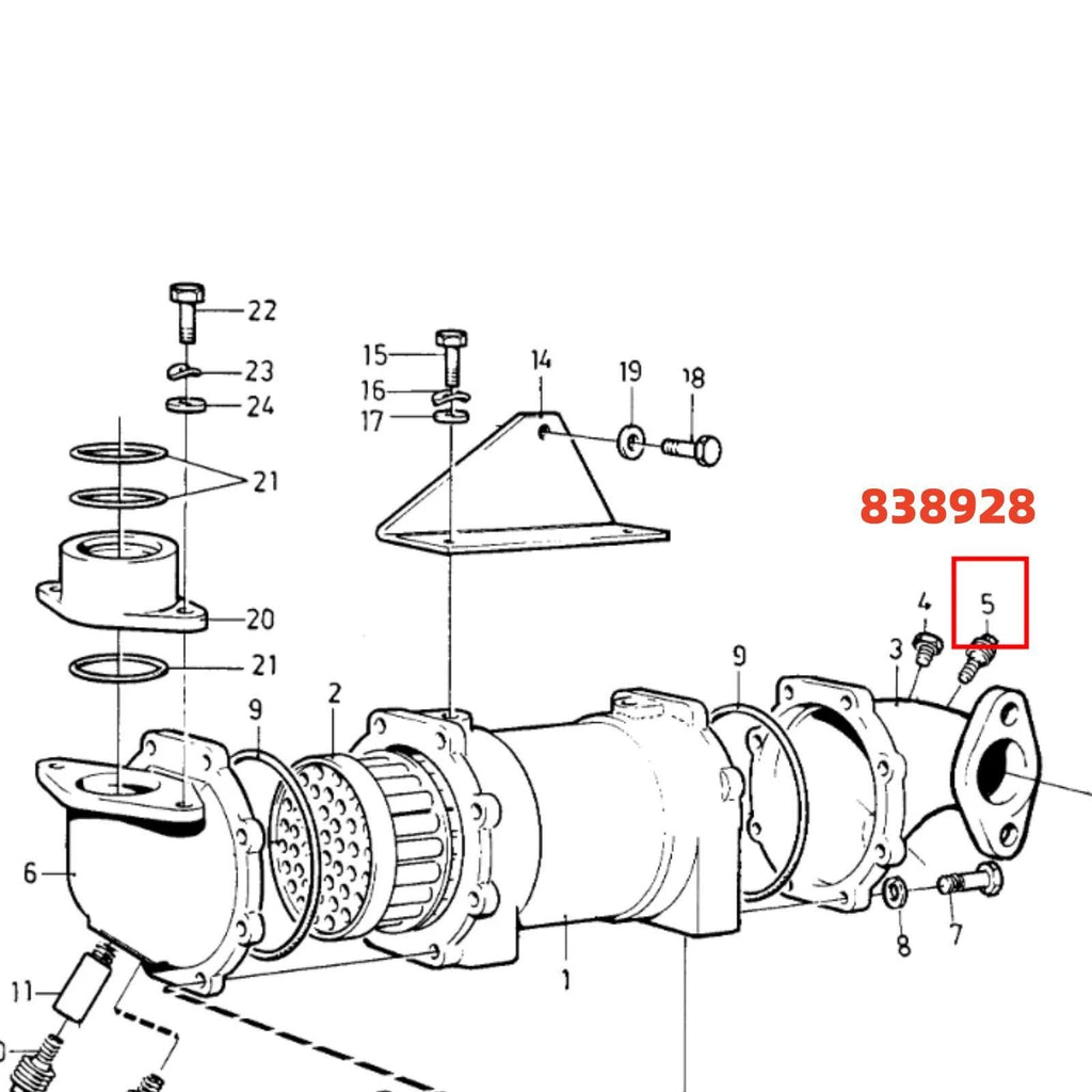 Zinc Anode Plug for Volvo Penta 838928