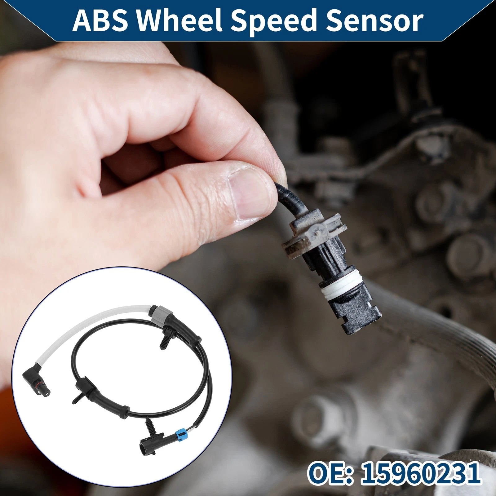 ABS Wheel Speed Sensor for Chevrolet Express 2500 Front (2008–2016)