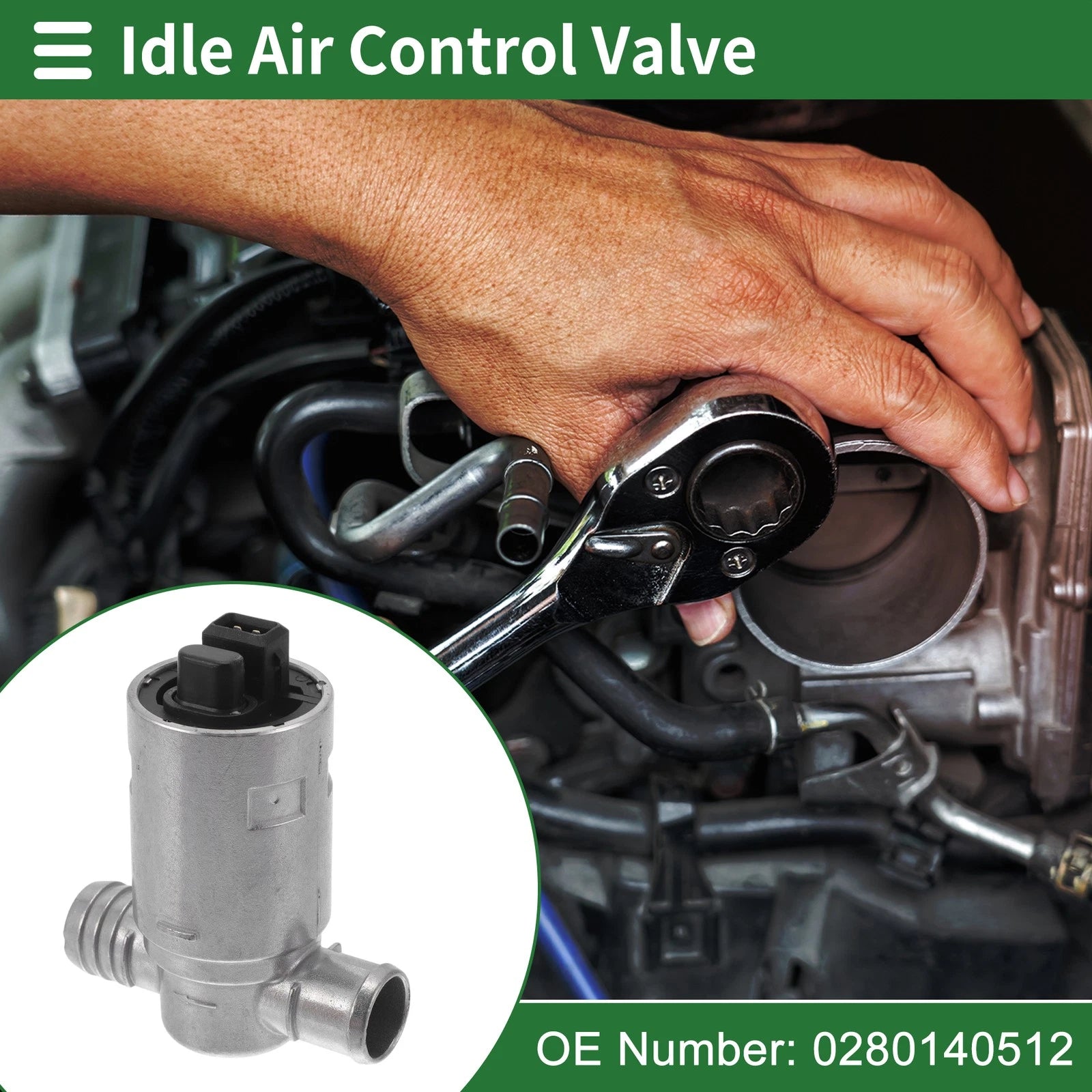 Idle Air Control Valve Replacement for BMW 320i (1992–1995) IACV Idle Motor