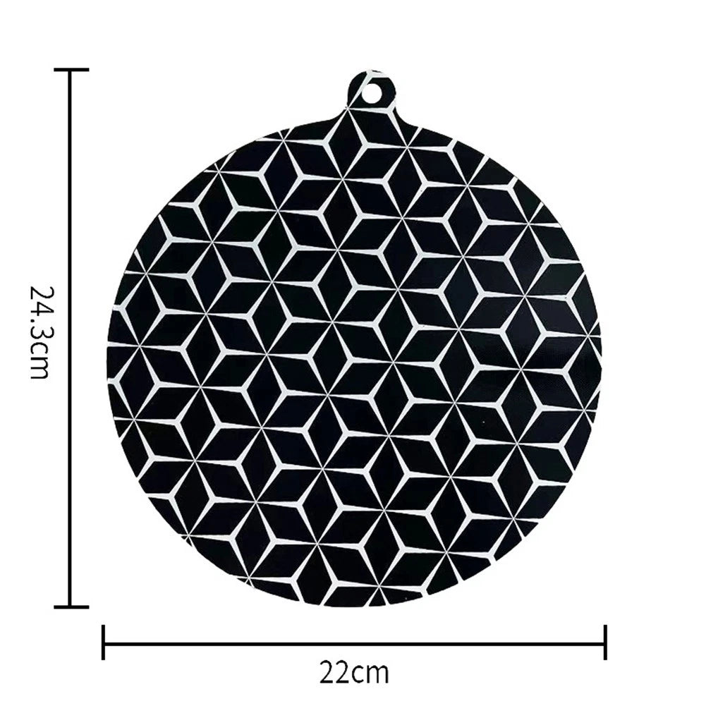 Set of 4 Round Silicone Protector Mats for Cooking