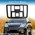 Front Row Light Trim Bezel for Toyota Voxy Noah (2022) Black