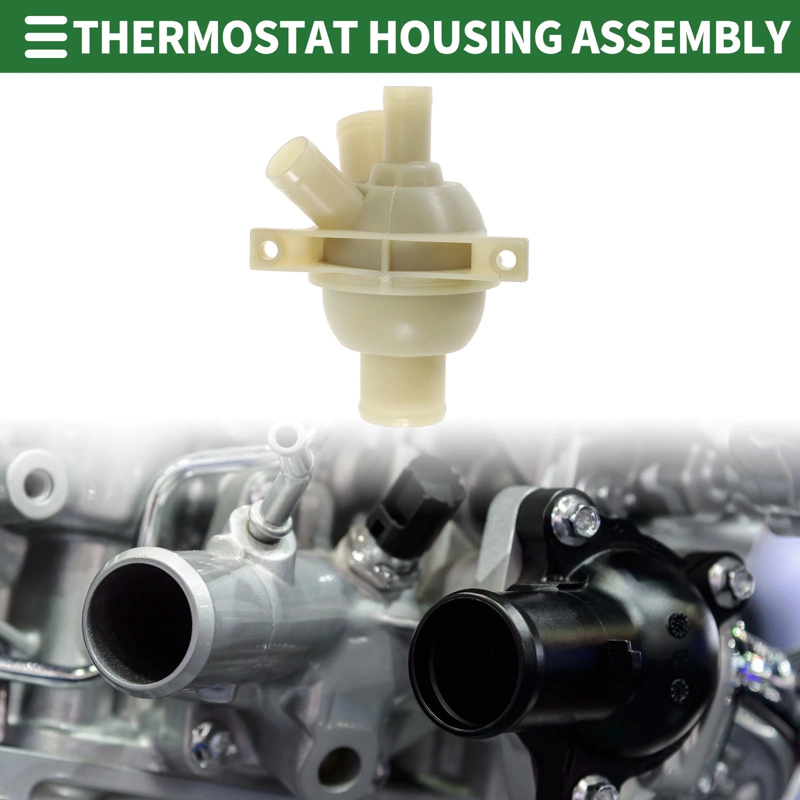 Engine Coolant Thermostat Housing Assembly for Land Rover Range Rover (1995–2000)