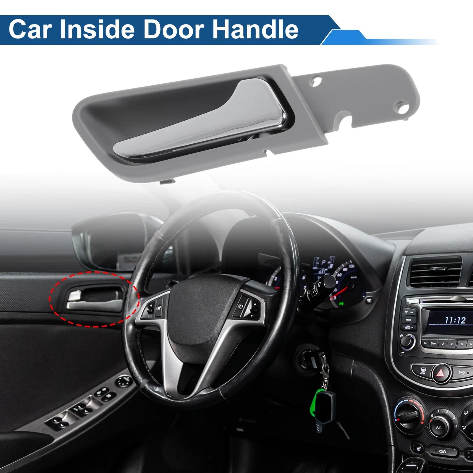 Interior Door Handle Replacement for Mercedes-Benz A180 (2004–2012)