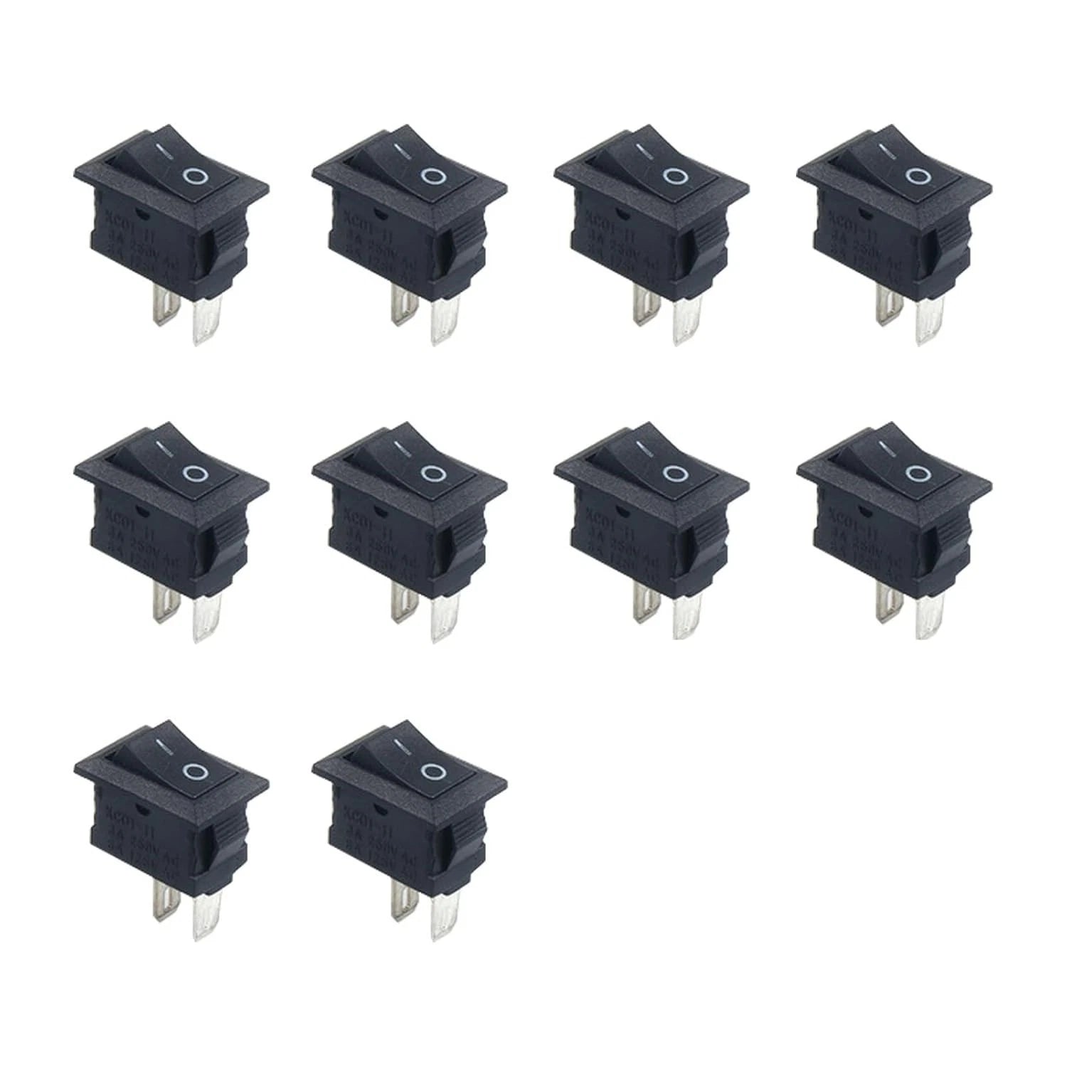 10x Push Button Rocker Switch for MINI (10mm x 15mm)