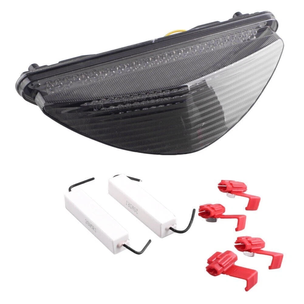Smoke LED Brake Tail Light Turn Signals for Yamaha Raider (2008–2010)