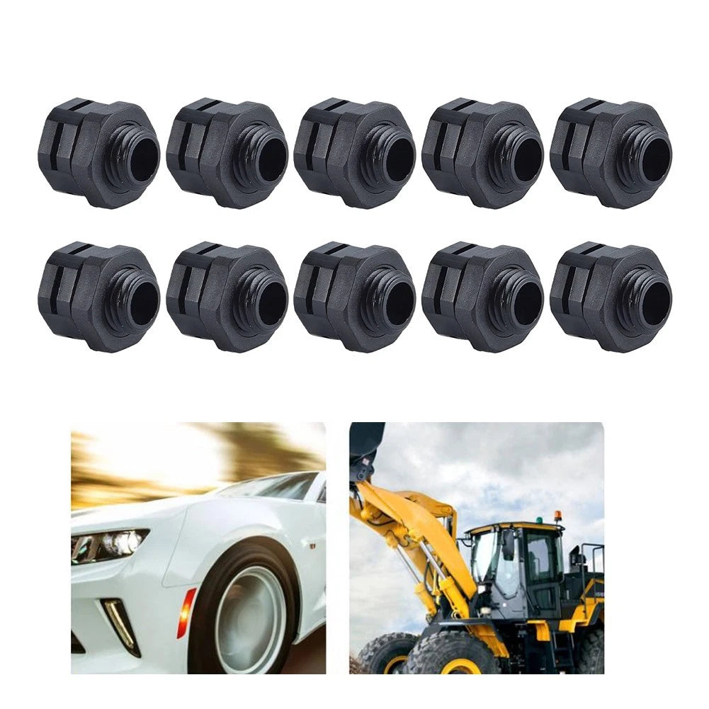 10-Pack Plastic Exhaust Relief Valves for Outdoor Security Light Enclosures