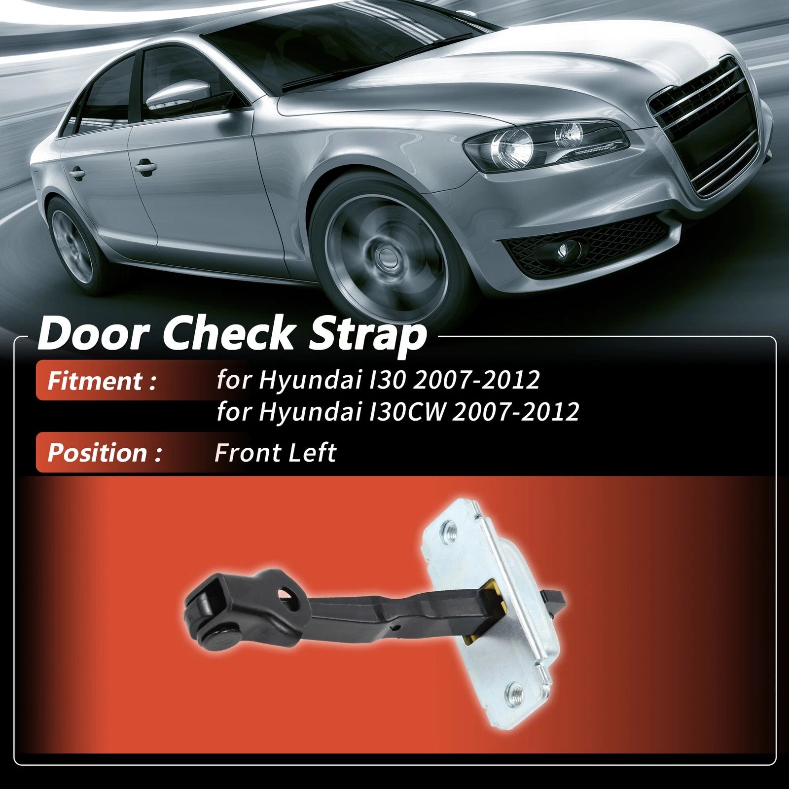 Door Check Strap Front Left Replacement for Hyundai i30 (2007–2012)
