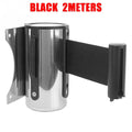 Stainless Steel Retractable Queue Barrier Strip for Universal Use (1pc)
