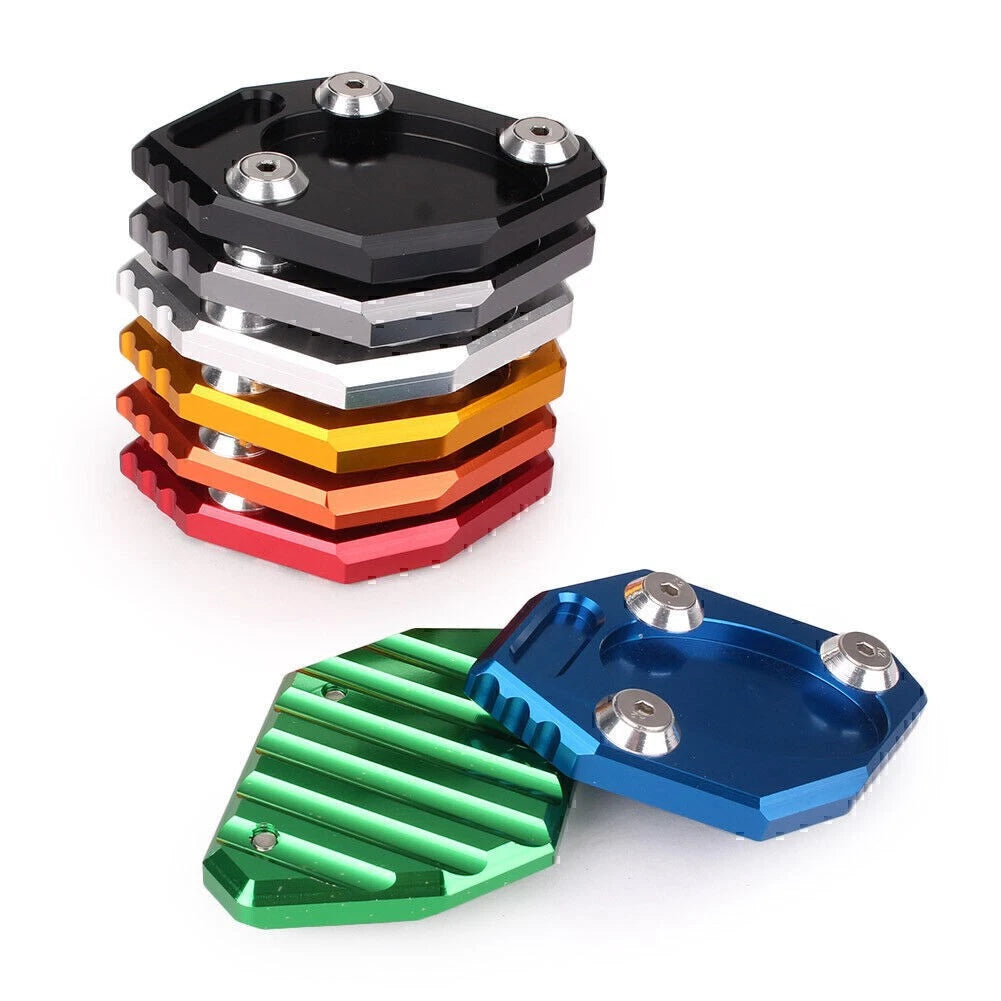 Side Stand Kickstand Foot Plate Pad for Kawasaki Ninja 250 300R 2013 2014 2015
