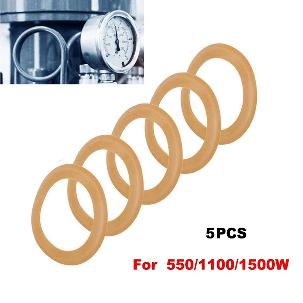 Set of 5 Rubber Piston Rings for Air Compressor Accessories
