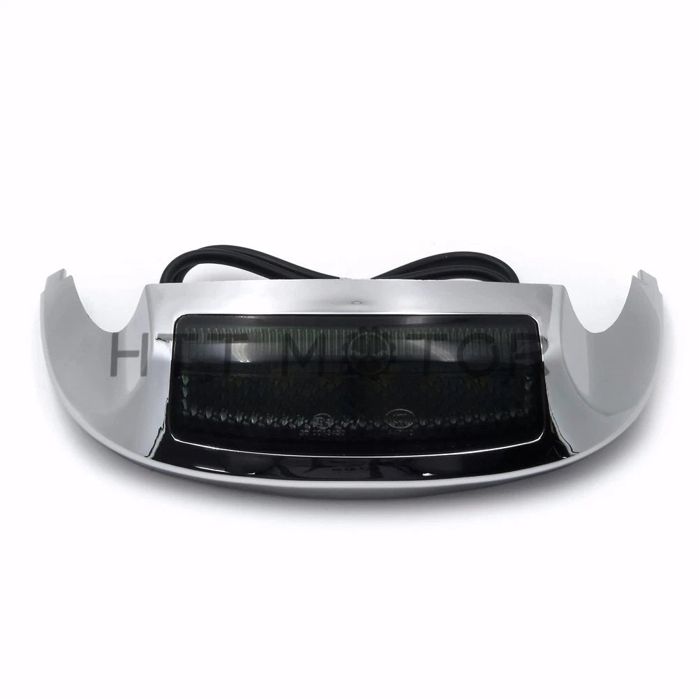 Front LED Fender Tip Light Smoked Lens for Harley Street Glide FLHX FLHXS (2014–2017)