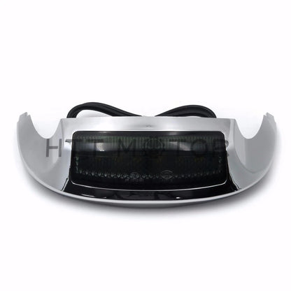 Front LED Fender Tip Light Smoked Lens for Harley Street Glide FLHX FLHXS (2014–2017)