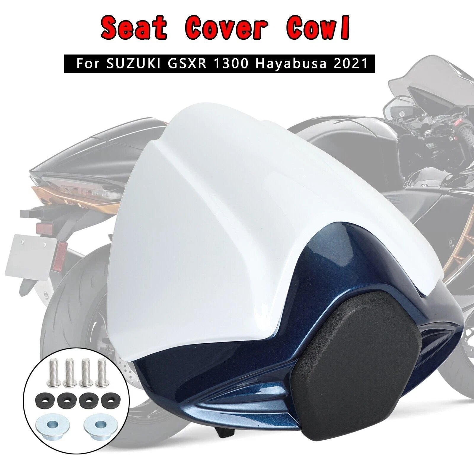 Rear Seat Fairing Cover for Suzuki GSX-R1300 Hayabusa (2021–2024) Blue