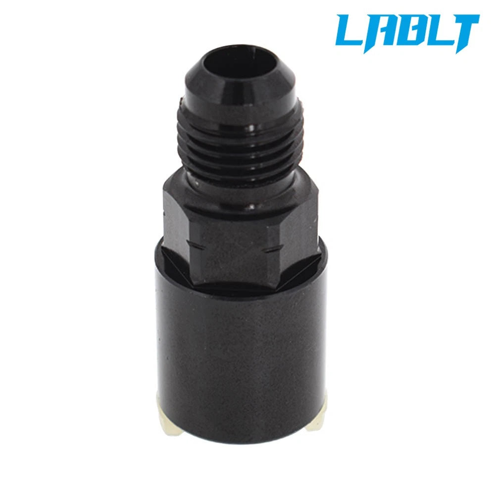 6AN Black Fuel Adapter Fitting for GM Quick Connect LS (with Clip)