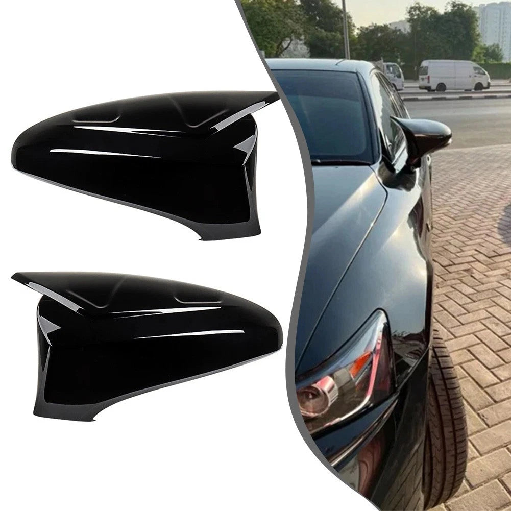 Gloss Black Side Mirror Cover for Lexus IS ES (2013–2018)