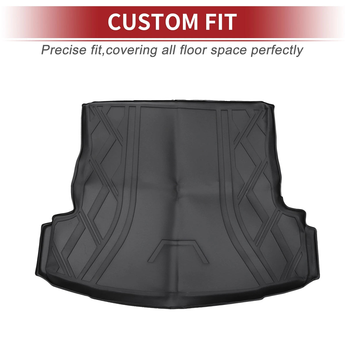 Cargo Liner Rear Trunk Mat for Volkswagen Jetta 2019–2023 TPE Diamond