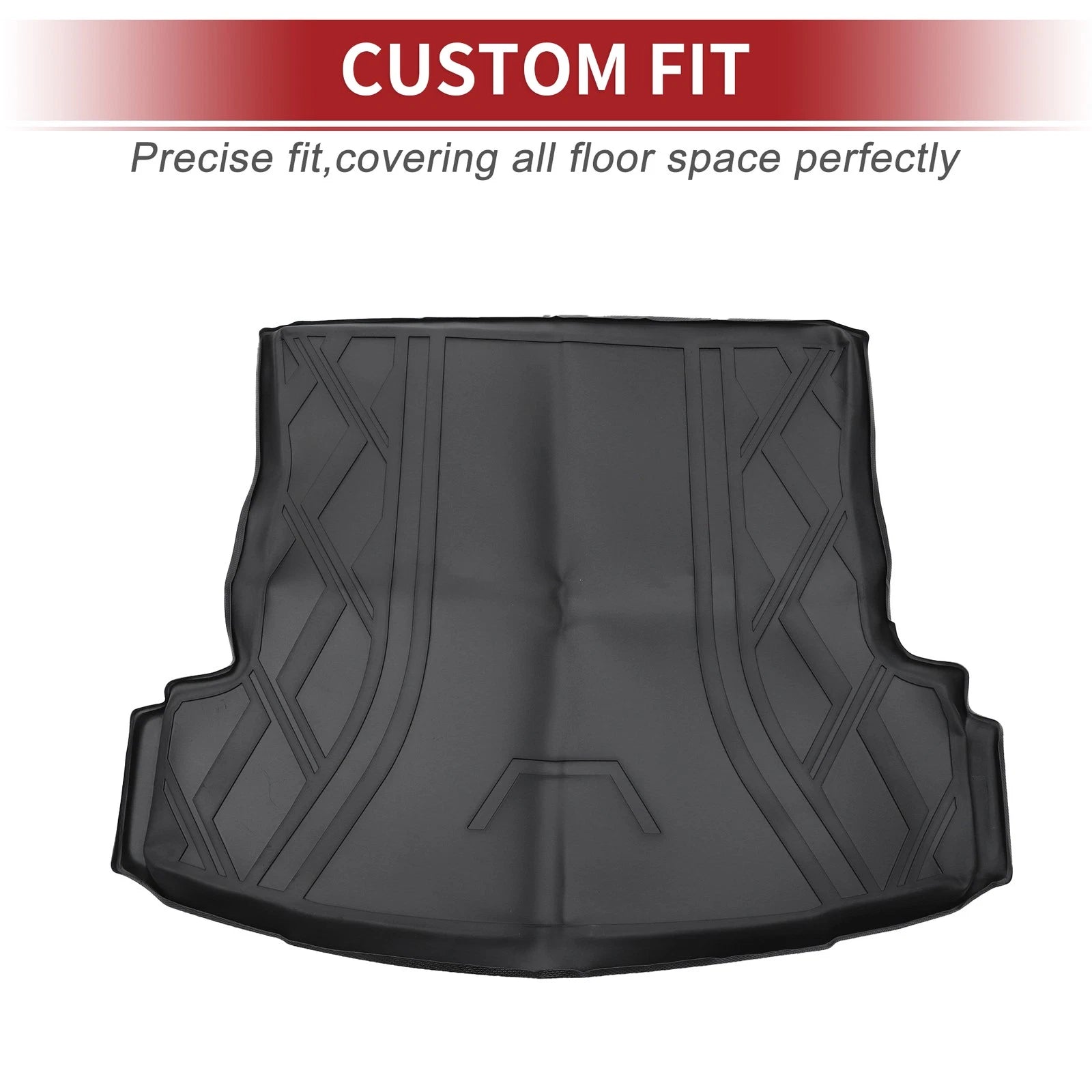 Cargo Liner Rear Trunk Mat for Volkswagen Jetta 2019–2023 TPE Diamond