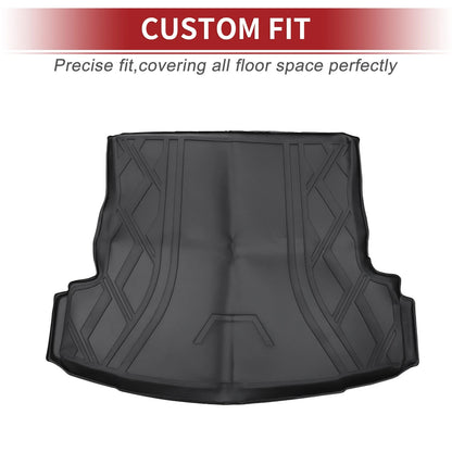 Cargo Liner Rear Trunk Mat for Volkswagen Jetta 2019–2023 TPE Diamond
