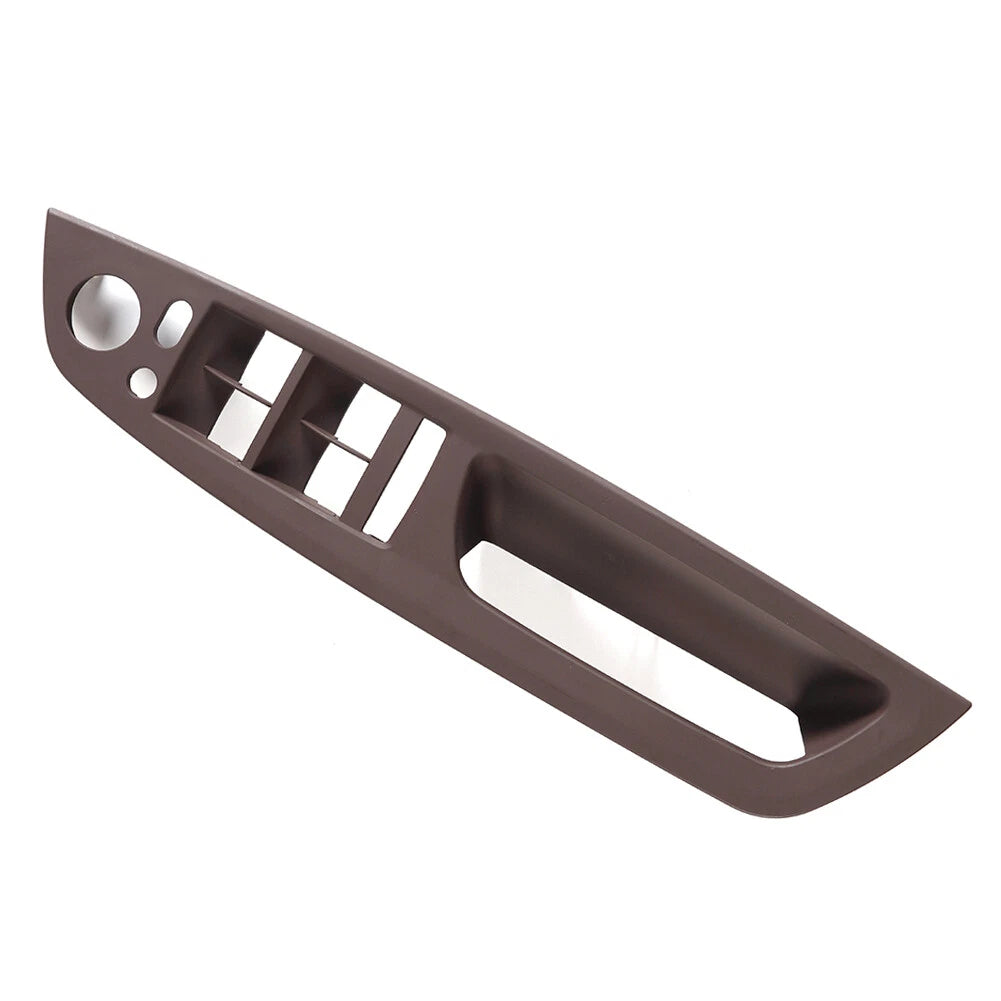 Front Door Panel Handle Pull Trim Cover for BMW X5 E70 X6 E71 E72 (2007–2013) Mocha RHD