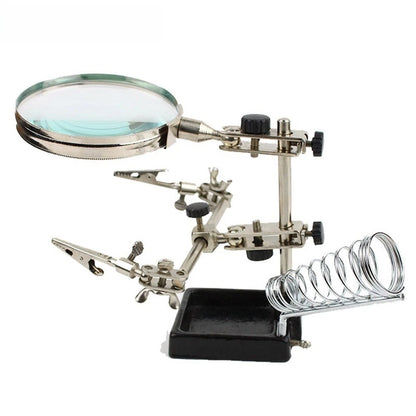 3X Magnifying Glass 90mm for Soldering and Assembly