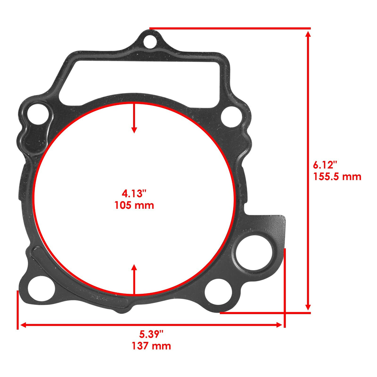 Cylinder Head Gasket Replacement for Yamaha YZ450F (2006–2009)