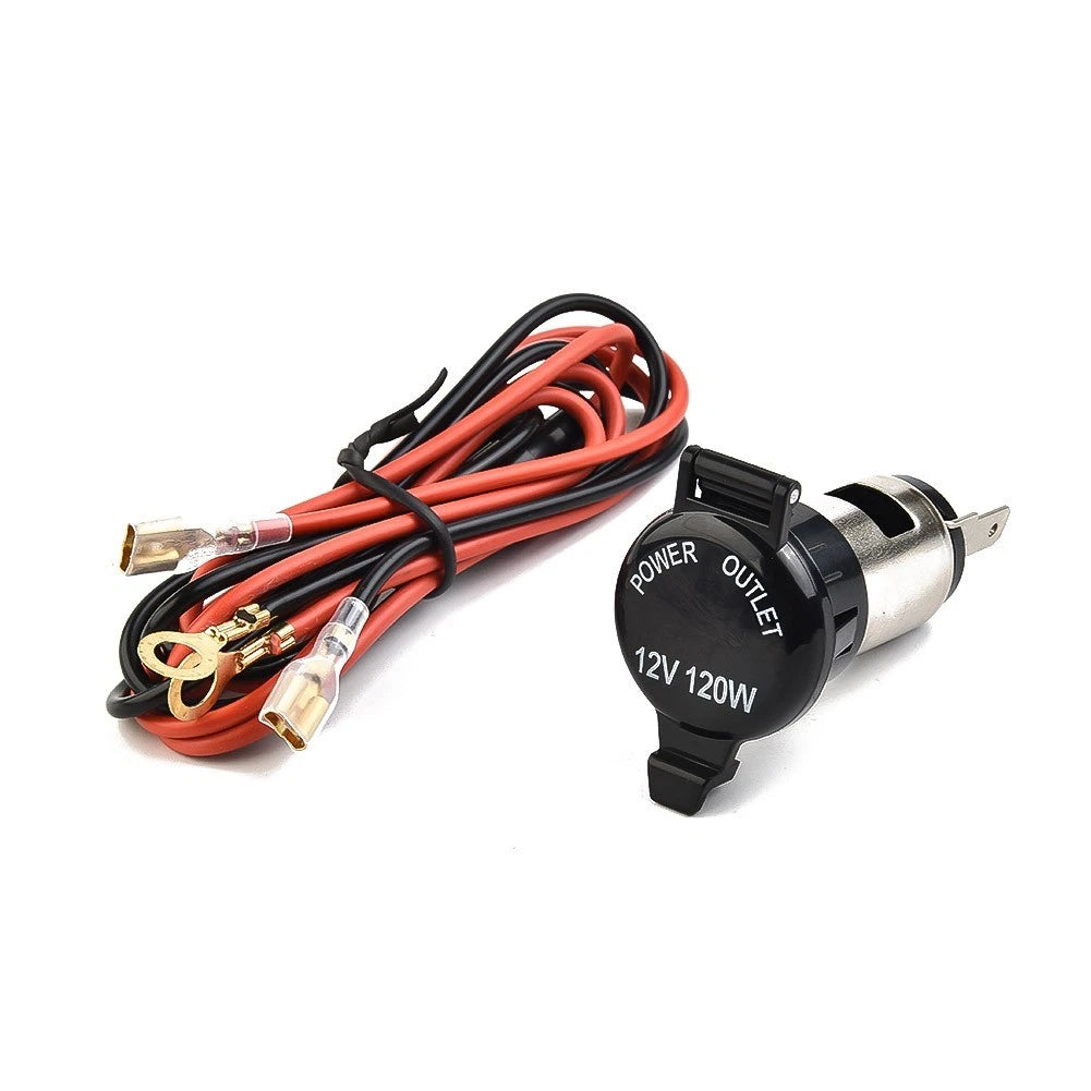 Multifunctional Car Power Adapter with Waterproof USB Charger for Universal Use