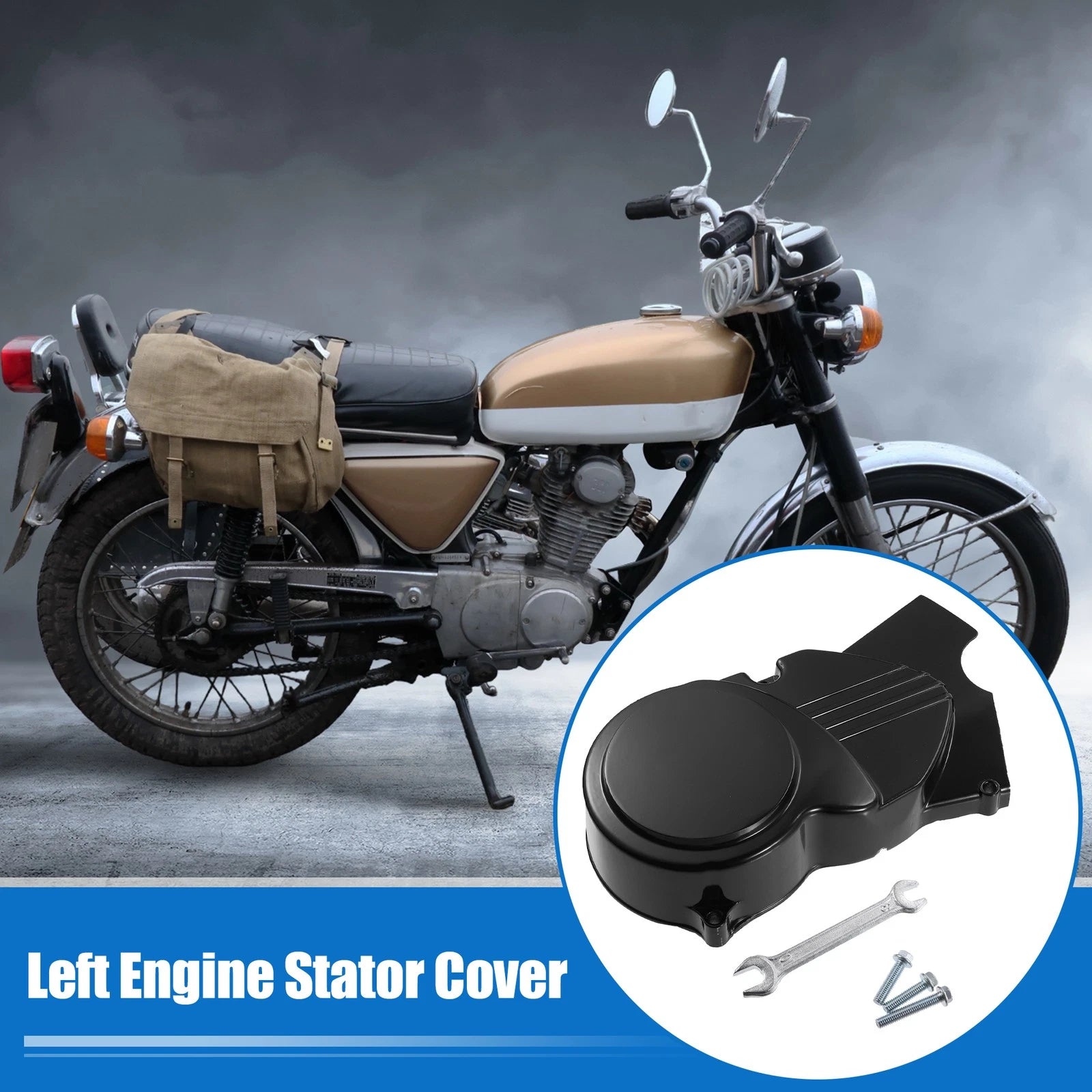 Engine Stator Cover Left Side Replacement Set for 50cc 70cc 90cc (2014–2019)